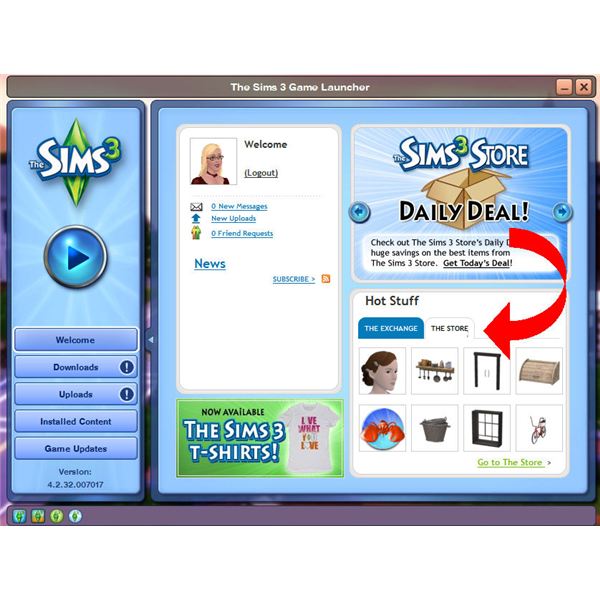 the sims 3 store